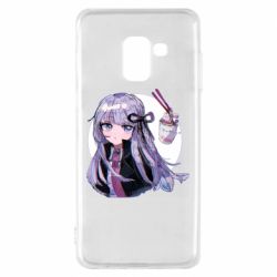Чехол для Samsung A8 2018 Kyoko Kirigiri glitch art - PrintSalon
