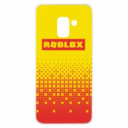 Чехол для Samsung A8 2018 Logo and squares - PrintSalon