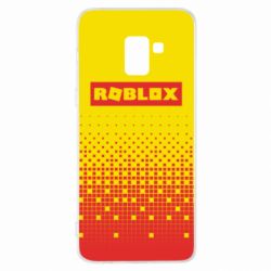 Чехол для Samsung A8+ 2018 Logo and squares