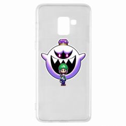Чохол для Samsung A8+ 2018 Luigi and King Boo - PrintSalon