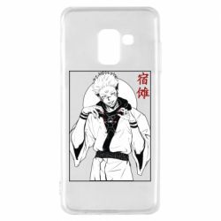 Чехол для Samsung A8 2018 Магическая битва аниме - PrintSalon