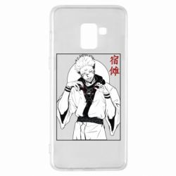 Чехол для Samsung A8+ 2018 Магическая битва аниме - PrintSalon