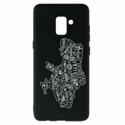 Чехол для Samsung A8+ 2018 Map Ukraine - PrintSalon