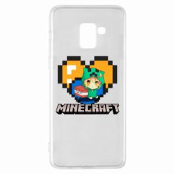 Чохол для Samsung A8+ 2018 Minecraft Girl - PrintSalon