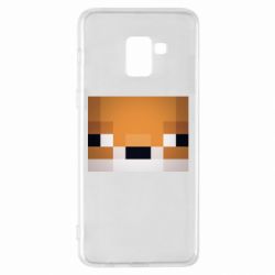 Чехол для Samsung A8+ 2018 Minecraft Minimalist - PrintSalon