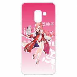 Чохол для Samsung A8 2018 Mischievous Yae Miko - PrintSalon