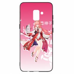 Чохол для Samsung A8+ 2018 Mischievous Yae Miko - PrintSalon