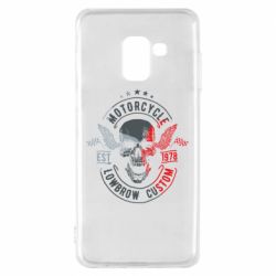 Чехол для Samsung A8 2018 Moto skull - PrintSalon