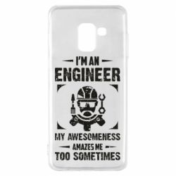 Чехол для Samsung A8 2018 My awesomeness amazes me too sometimes - PrintSalon