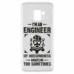 Чехол для Samsung A8+ 2018 My awesomeness amazes me too sometimes - PrintSalon