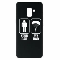 Чехол для Samsung A8+ 2018 my dad - PrintSalon