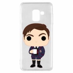 Чехол для Samsung A8 2018 Номер Пять Чиби - PrintSalon