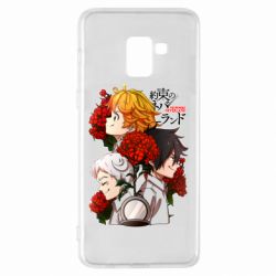 Чехол для Samsung A8+ 2018 Обещанный Неверленд арт - PrintSalon