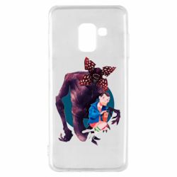 Чехол для Samsung A8 2018 ОСД Одиннадцать и Демогоргон - PrintSalon