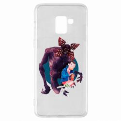 Чехол для Samsung A8+ 2018 ОСД Одиннадцать и Демогоргон - PrintSalon