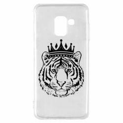 Чехол для Samsung A8 2018 Папа-Тигр