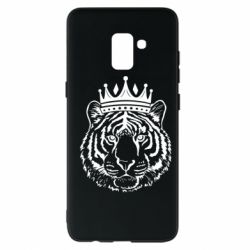 Чехол для Samsung A8+ 2018 Папа-Тигр - PrintSalon