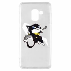 Чехол для Samsung A8 2018 Persona 5 Morgana - PrintSalon