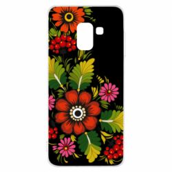 Чохол для Samsung A8 2018 Петриківський розпис - PrintSalon