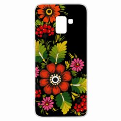 Чохол для Samsung A8+ 2018 Петриківський розпис - PrintSalon