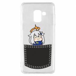 Чехол для Samsung A8 2018 Pocket Paimon - PrintSalon