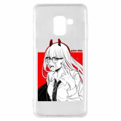 Чехол для Samsung A8 2018 Power red - PrintSalon