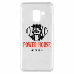 Чехол для Samsung A8 2018 Powerhouse fitness - PrintSalon