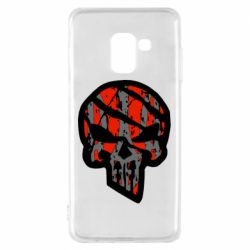Чохол для Samsung A8 2018 Punisher Coat of arms of Ukraine - PrintSalon