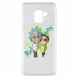 Чехол для Samsung A8 2018 Rick and Morty voodoo doll - PrintSalon