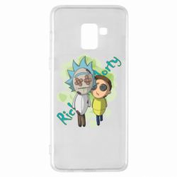 Чехол для Samsung A8+ 2018 Rick and Morty voodoo doll - PrintSalon