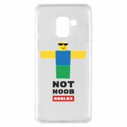 Чехол для Samsung A8 2018 Roblox Not Noob - PrintSalon
