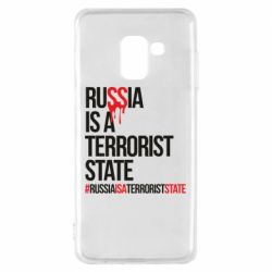 Чехол для Samsung A8 2018 Russia is a terrorist - PrintSalon