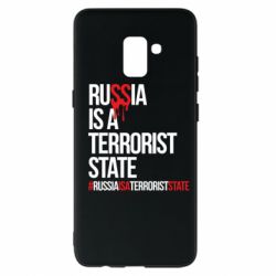 Чехол для Samsung A8+ 2018 Russia is a terrorist - PrintSalon