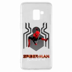 Чехол для Samsung A8+ 2018 Spiderman No Way Home web - PrintSalon