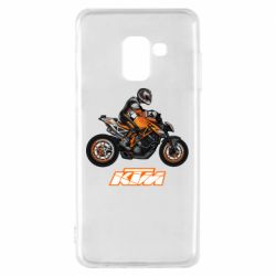 Чехол для Samsung A8 2018 Sport Bike Art - PrintSalon