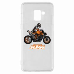 Чехол для Samsung A8+ 2018 Sport Bike Art - PrintSalon