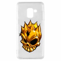 Чохол для Samsung A8 2018 Standoff - Gold Skull