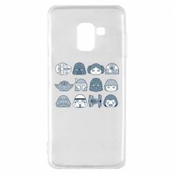 Чехол для Samsung A8 2018 Star wars icons - PrintSalon