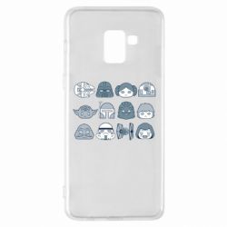 Чехол для Samsung A8+ 2018 Star wars icons - PrintSalon