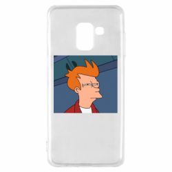 Чехол для Samsung A8 2018 Suspicious Fry - PrintSalon