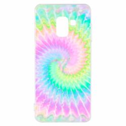 Чохол для Samsung A8 2018 Tie dye spiral - PrintSalon