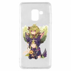 Чехол для Samsung A8 2018 Тигнари с Коллеи - PrintSalon