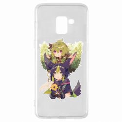 Чехол для Samsung A8+ 2018 Тигнари с Коллеи - PrintSalon