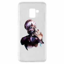 Чехол для Samsung A8+ 2018 Tokio Ghoul Kaneki - PrintSalon