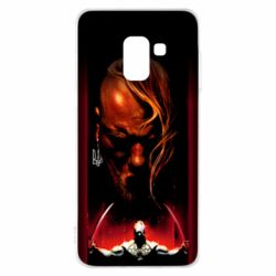 Чохол для Samsung A8 2018 Украина – мать, за нее надо головой стоять - PrintSalon