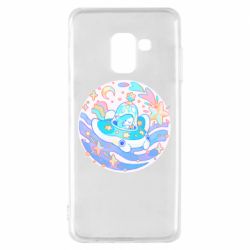 Чехол для Samsung A8 2018 Ultra cute shark