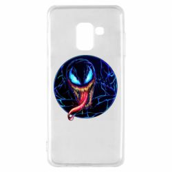 Чохол для Samsung A8 2018 Venom black and blue style - PrintSalon