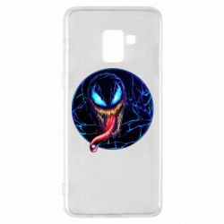 Чохол для Samsung A8+ 2018 Venom black and blue style
