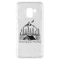 Чехол для Samsung A8 2018 Wander more - PrintSalon