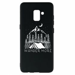 Чехол для Samsung A8+ 2018 Wander more - PrintSalon